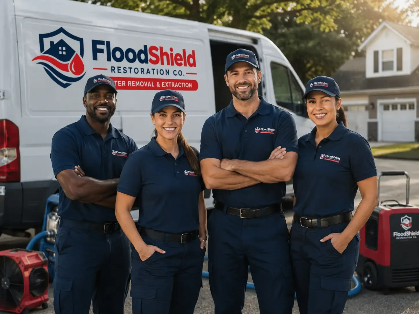 Flood Damage Restoration company in Kossuth, PA